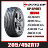 BÁN LỐP XE DUNLOP SP SPORT LM704 205/45ZR17