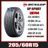 LỐP XE DU LỊCH DUNLOP 15 INCH SP SPORT LM704 205/60R15