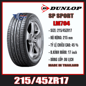 MUA LỐP XE DU LỊCH HÃNG DUNLOP SP SPORT LM704 215/45ZR17