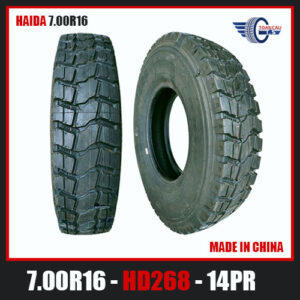 LỐP HAIDA, 7.00R16, HD268, 14PR, MADE IN CHINA